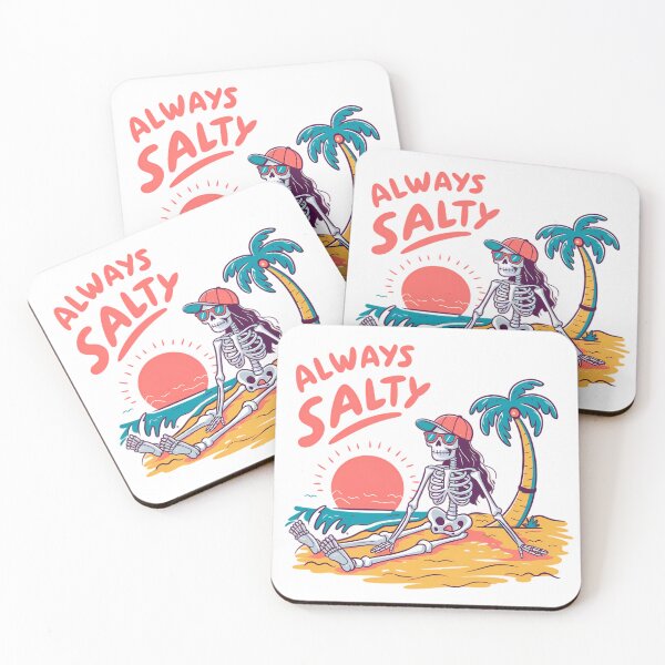Item preview, Always Salty - Skeleton Beach Vibes Design designed and sold by Charlietule.