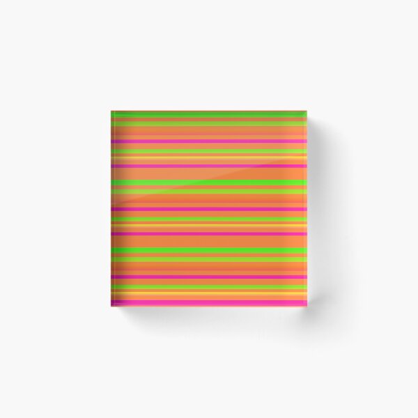 Item preview, Orange red green striped pattern | orange colorful lines designed and sold by lausn.
