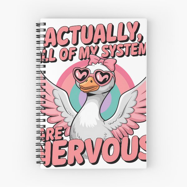 Item preview, Actually, All of My Systems Are Nervous - Funny Goose Design designed and sold by Charlietule.