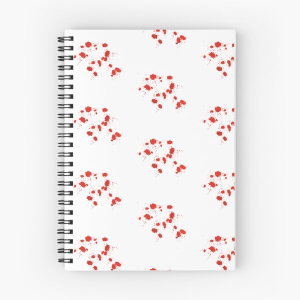 Item preview, Splattered Red polka dot brush stroke art designed and sold by MagicMaker1984.