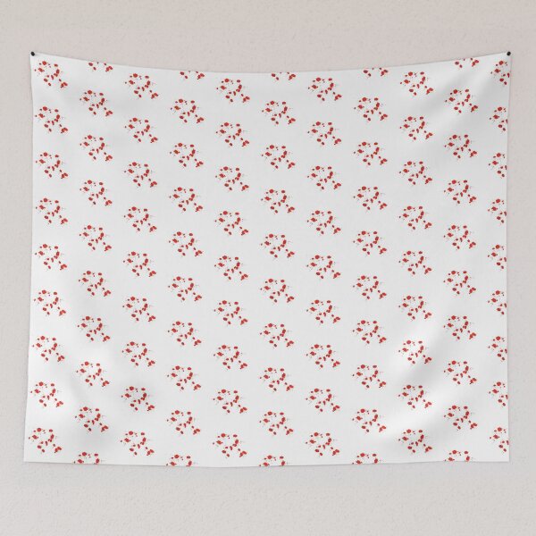 Item preview, Splattered Red polka dot brush stroke art designed and sold by MagicMaker1984.