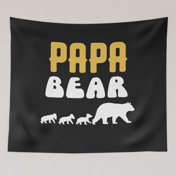 Item preview, Papa Bear Shirt Three Cubs Unique Father's Day Gift designed and sold by StreetArtPro.