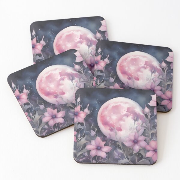 Item preview, Pink Moon Flowers designed and sold by CalmnessbyChoice.
