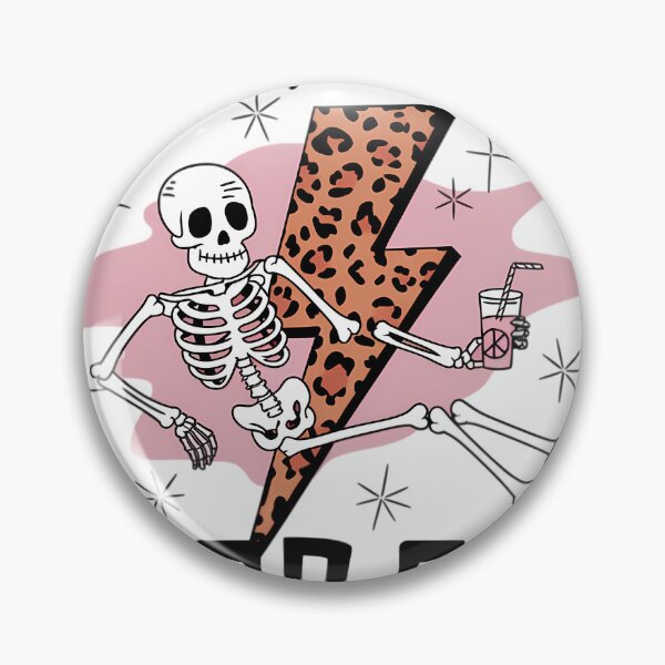 Item preview, Gentle Parenting Drop Out - Funny Skeleton & Leopard Lightning Bolt Design designed and sold by Charlietule.