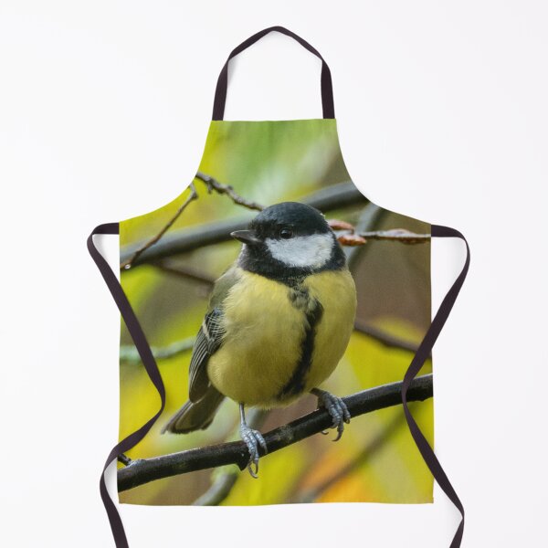 Item preview, Great tit in autumnal tree designed and sold by Palatinasart.
