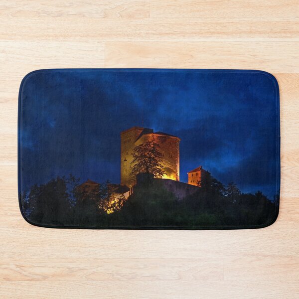 Item preview, Trifels Castle at night designed and sold by Palatinasart.