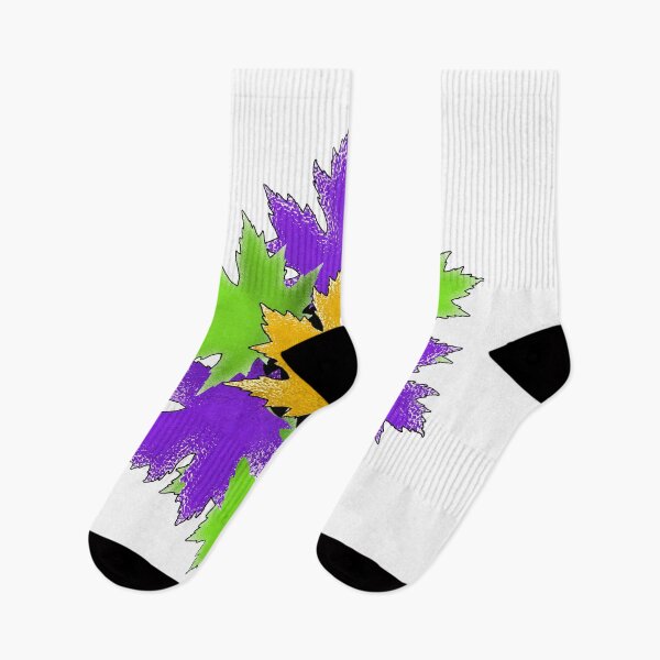 Item preview, Maple leaf green N purple designed and sold by TerenceLacey.