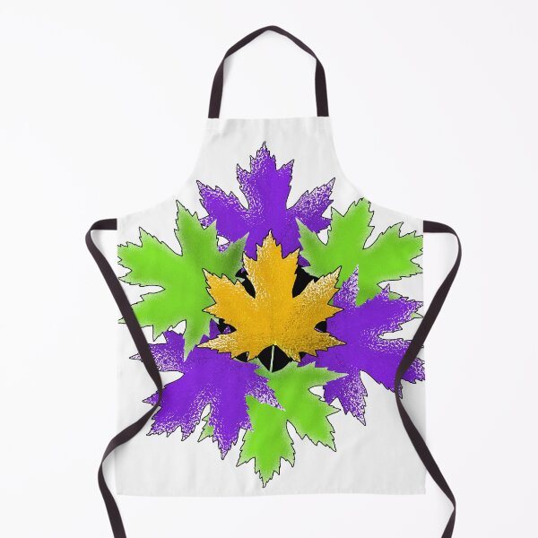 Item preview, Maple leaf green N purple designed and sold by TerenceLacey.