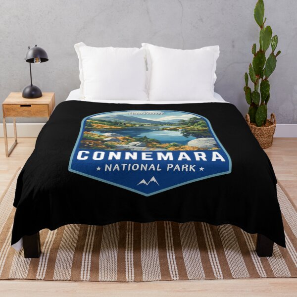 Item preview, Connemara National Park in Ireland Retro Travel Art Emblem designed and sold by MaateoDesign.