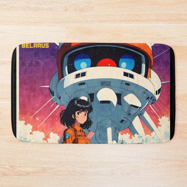 Item preview, Minsk Belarus Russia Retro Anime Girl 80s Vintage Travel designed and sold by Retro-Anime9.