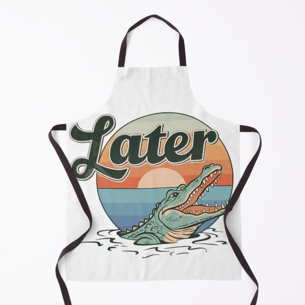 Item preview, Later Alligator - Retro Sunset Crocodile Design designed and sold by Charlietule.