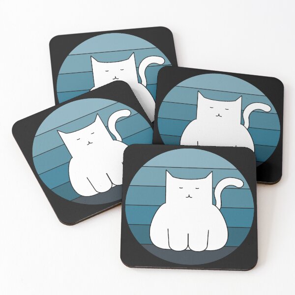 Item preview, Cat with blue stripes designed and sold by mdesignsandart.