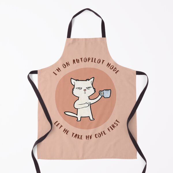 Item preview, Autopilot Mode Coffee Cat designed and sold by DARK_NOVA.