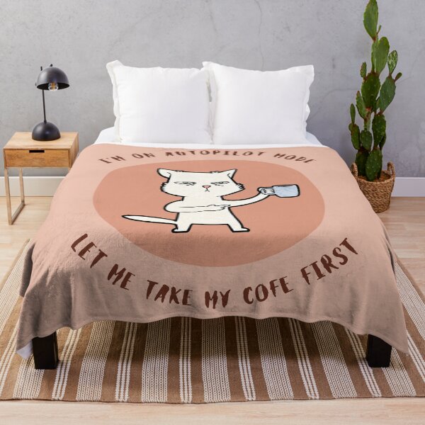 Item preview, Autopilot Mode Coffee Cat designed and sold by DARK_NOVA.