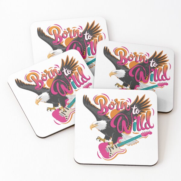 Item preview, Born to Be Wild - Rockin' Eagle with Electric Guitar Design designed and sold by Charlietule.