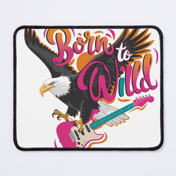 Item preview, Born to Be Wild - Rockin' Eagle with Electric Guitar Design designed and sold by Charlietule.