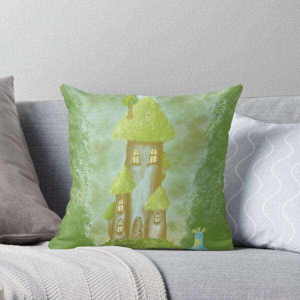 Item preview, Unique tree house and an adorable bird S2 designed and sold by greenPQBstudio.