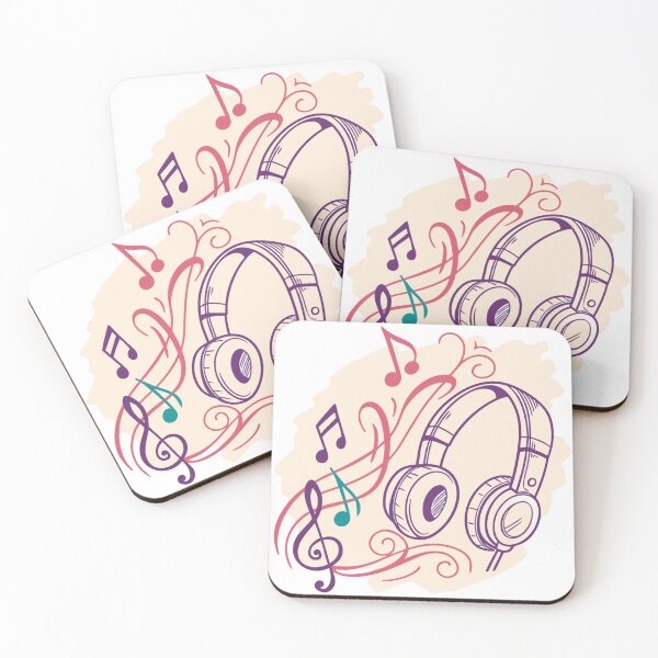 Item preview, Melodic Vibes – Artistic Music & Headphones Design designed and sold by ANGOON7455.