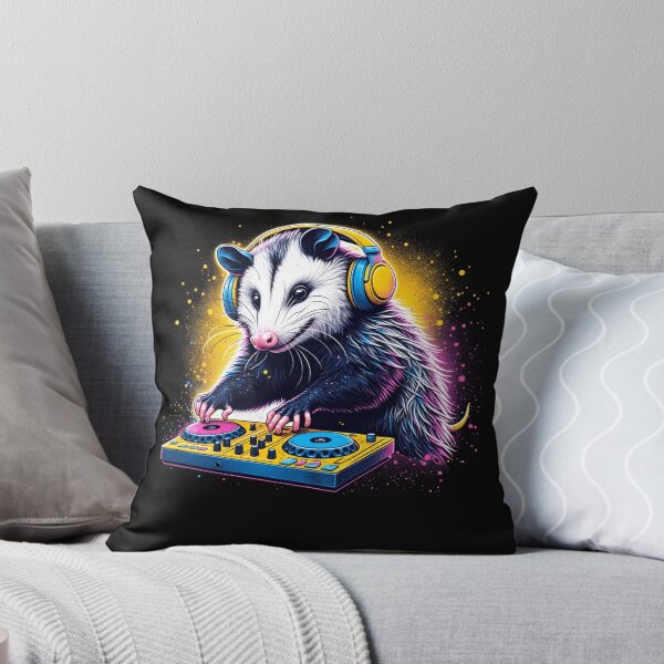 Item preview, Opossum DJ DJing EDM Funky Dance Club designed and sold by Kimberley King Art  King Art.