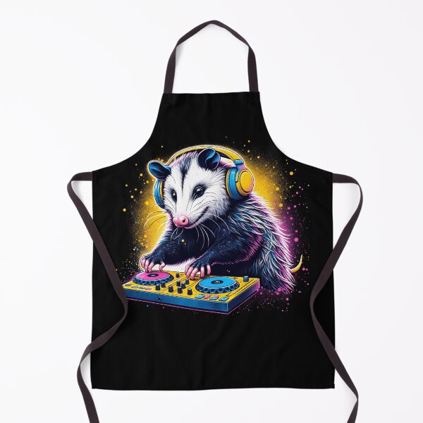 Item preview, Opossum DJ DJing EDM Funky Dance Club designed and sold by Kimberley King Art  King Art.
