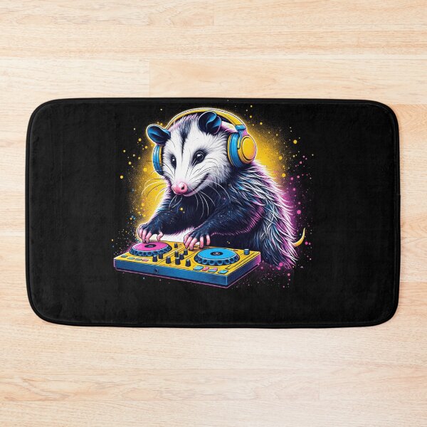 Item preview, Opossum DJ DJing EDM Funky Dance Club designed and sold by Kimberley King Art  King Art.