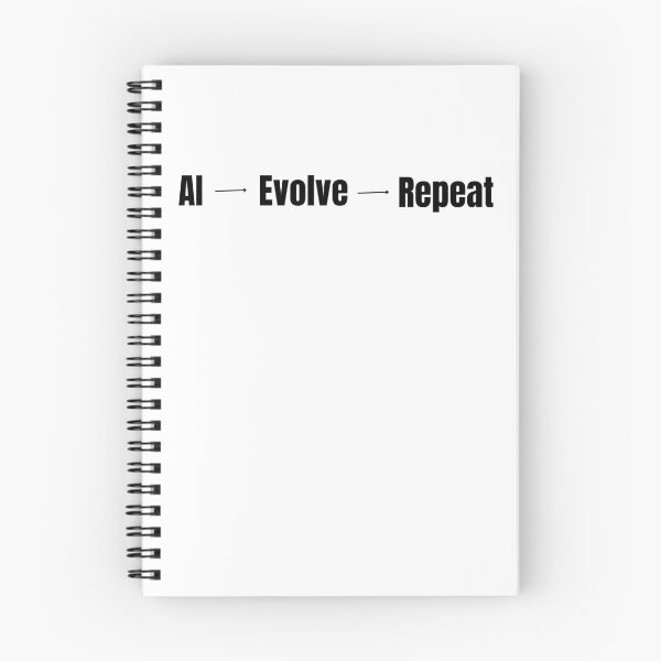 Item preview, AI Evolve Repeat: The Future of Artificial Intelligence and Its Impact designed and sold by IINSPIRA.
