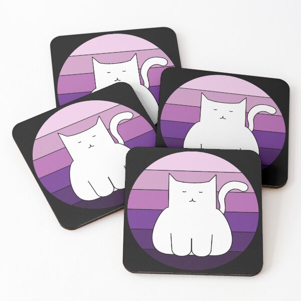 Item preview, Cat with purple stripes designed and sold by mdesignsandart.