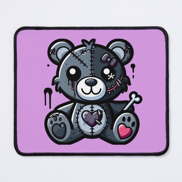 Item preview, Cute Goth Teddy Bear designed and sold by DarkWitch03.