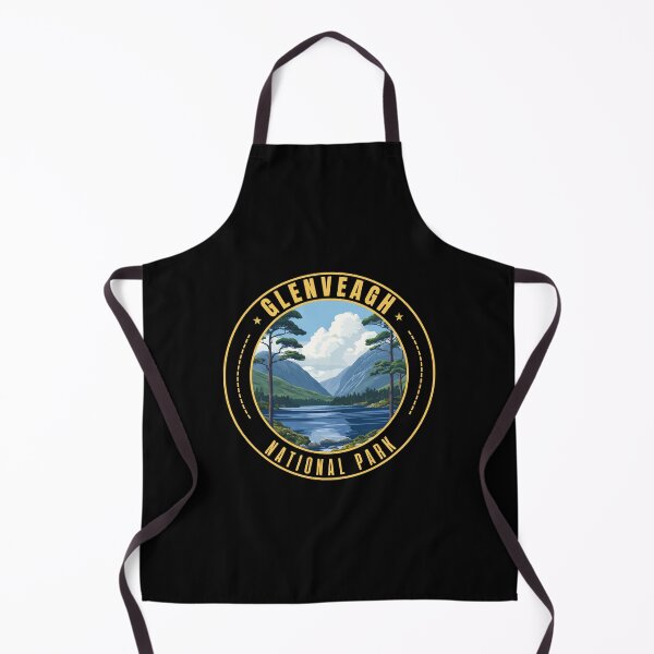 Item preview, Glenveagh National Park in Ireland Retro Travel Art Badge designed and sold by MaateoDesign.