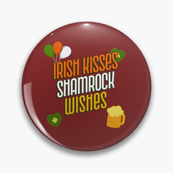 Item preview, Irish kisses shamrock wishes designed and sold by AKreation.