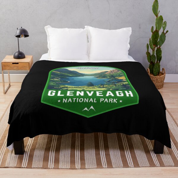 Item preview, Glenveagh National Park in Ireland Retro Travel Art Emblem designed and sold by MaateoDesign.