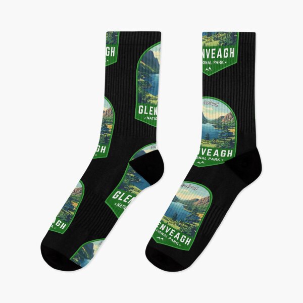 Item preview, Glenveagh National Park in Ireland Retro Travel Art Emblem designed and sold by MaateoDesign.