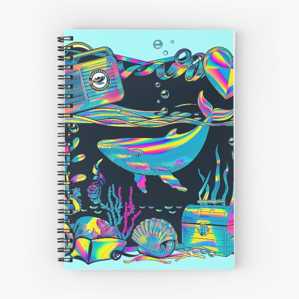 Item preview, Neon Psychedelic Ocean Fantasy Vibrant Marine Life designed and sold by Amanda's Factory.