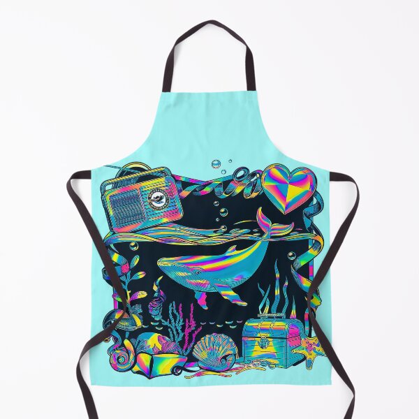 Item preview, Neon Psychedelic Ocean Fantasy Vibrant Marine Life designed and sold by Amanda's Factory.