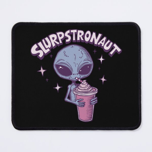 Item preview, Slurpstronaut – Vintage Alien Enjoying a Retro Slurpee designed and sold by CrewDesigns.