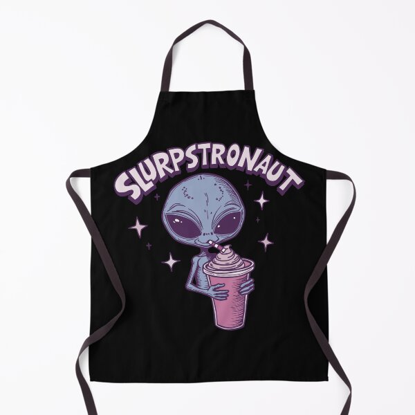Item preview, Slurpstronaut – Vintage Alien Enjoying a Retro Slurpee designed and sold by CrewDesigns.