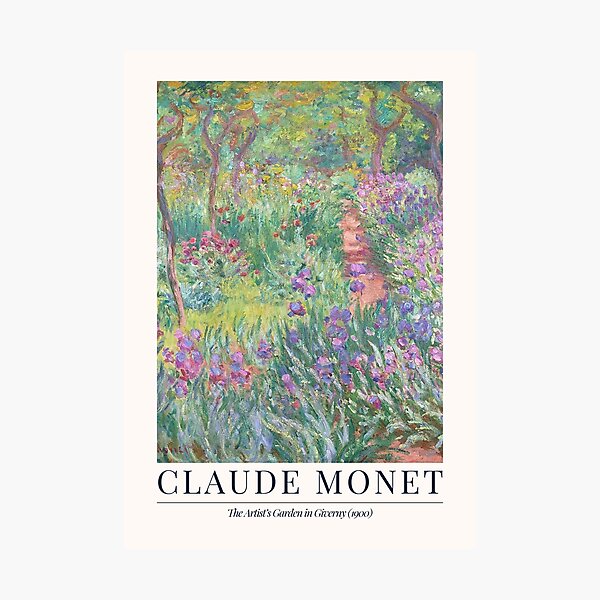 Item preview, The Artist's Garden in Giverny (1900) Monet designed and sold by mmikhaila.