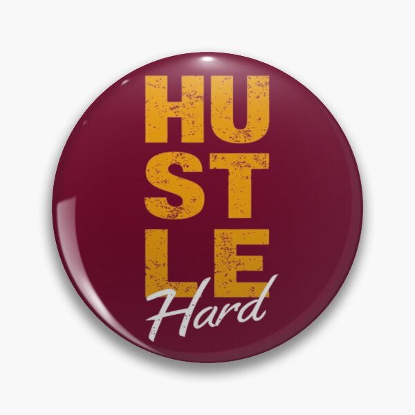 Item preview, Hustle Hard – Bold Motivational Design designed and sold by PixelPopsShop.