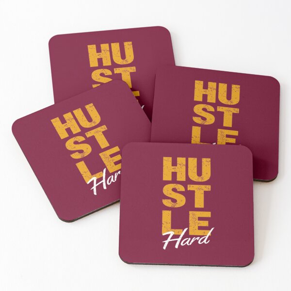 Item preview, Hustle Hard – Bold Motivational Design designed and sold by PixelPopsShop.