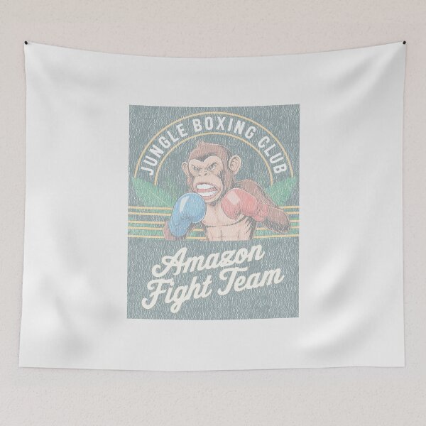 Item preview, Vintage, distressed and washed Amazon Boxing Club T-Shirt – Furious Monkey Boxer designed and sold by paulo silveira.