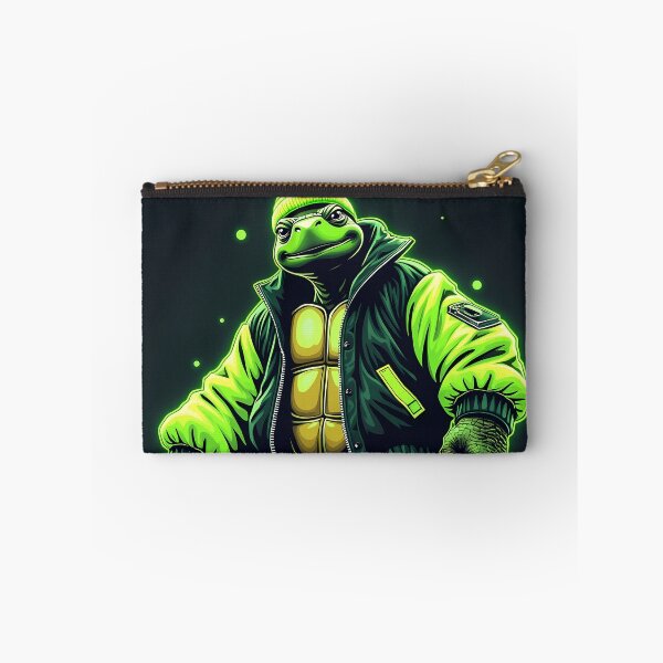 Item preview, Neon Turtle Fighter Digital Art Design designed and sold by RecortShirt.