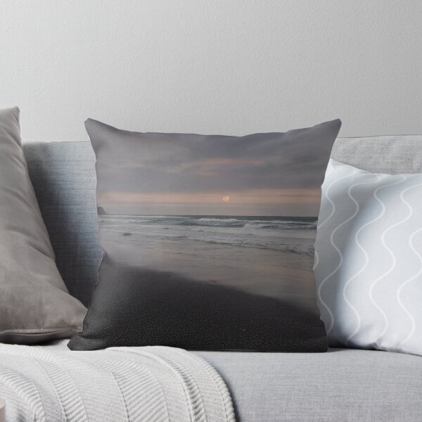 Item preview, Moonlit Black Sand Beach – Twilight Coastal Serenity designed and sold by ArtArchive-KK.