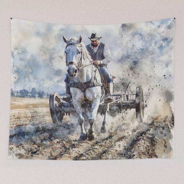 Item preview, Timeless Journey- Plowing designed and sold by EndOfRainbowArt.