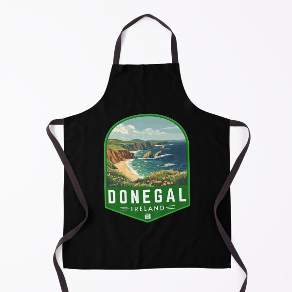 Item preview, Donegal in Ireland Retro Travel Art Landscape Emblem designed and sold by MaateoDesign.