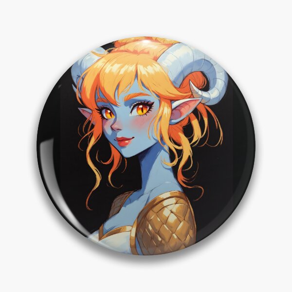 Item preview, Cute Dragon Elf Warrior in Golden Armor designed and sold by ByteyCreatives.