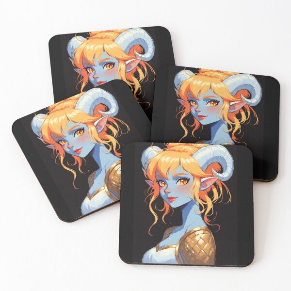 Item preview, Cute Dragon Elf Warrior in Golden Armor designed and sold by ByteyCreatives.