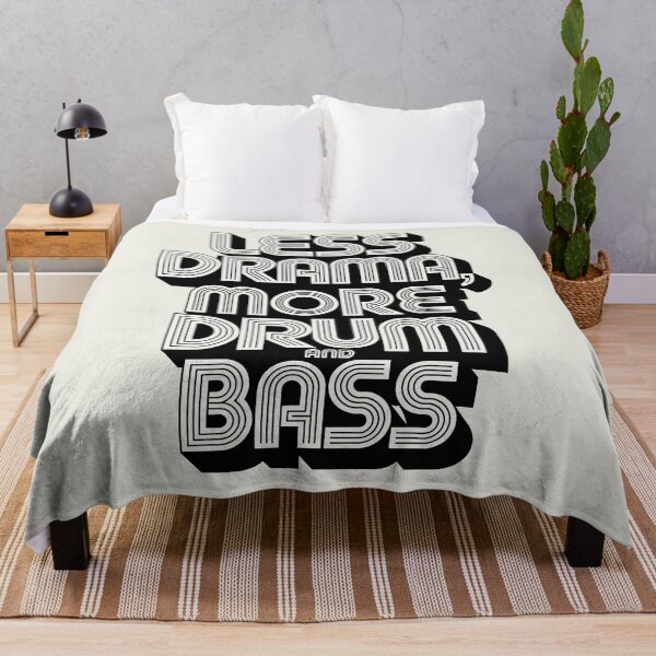 Item preview, Less drama more Drum and Bass. Old School DnB Music fans merch. designed and sold by paulo silveira.