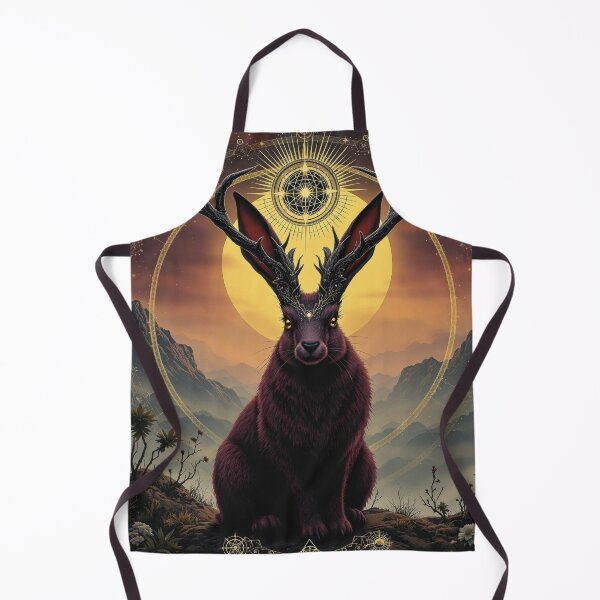 Item preview, Jackalope in Burgundy designed and sold by HabitableMoons.