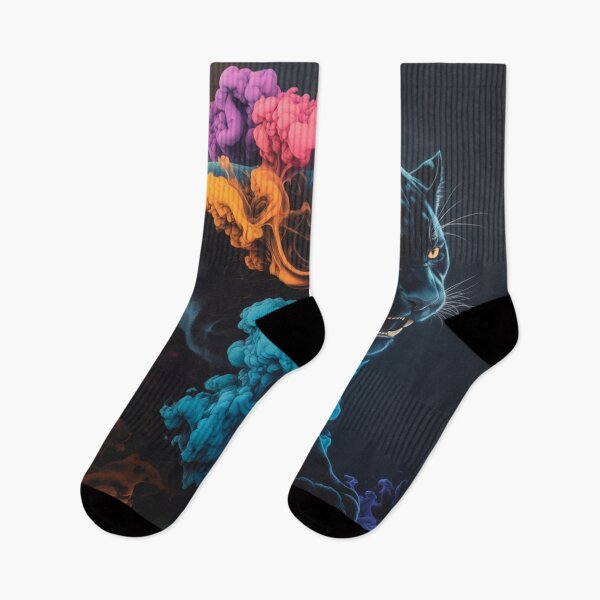 Item preview, Black panther in a mist of colors designed and sold by FusiTink.