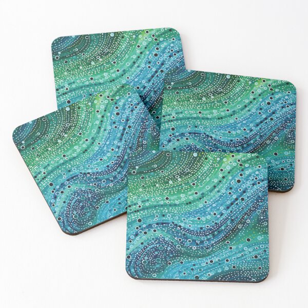Item preview, Aboriginal Inspired Dot Art - Undercurrent designed and sold by GrinGalore.